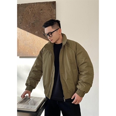 现货美式高街休闲棉衣夹克三防立领纯色户外工装加厚棉服外套，男装夹克，电商A486