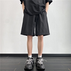 2024夏季新款冰丝透气简约宽松五分裤B315-K24150-特P25控48，男装牛仔裤，电商B315