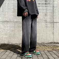 牛仔裤男秋季潮大码休闲裤子高街NK639P40，男装牛仔裤，星座1116-2