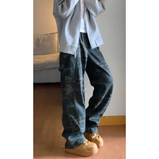 2025秋季新款内景美式伐木迷彩工装裤M-5XLGK25740-特P35，男装牛仔裤，电商A022