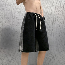 工艺牛仔裤短裤B342-DK1213-P45控58，男装牛仔裤，电商B342
