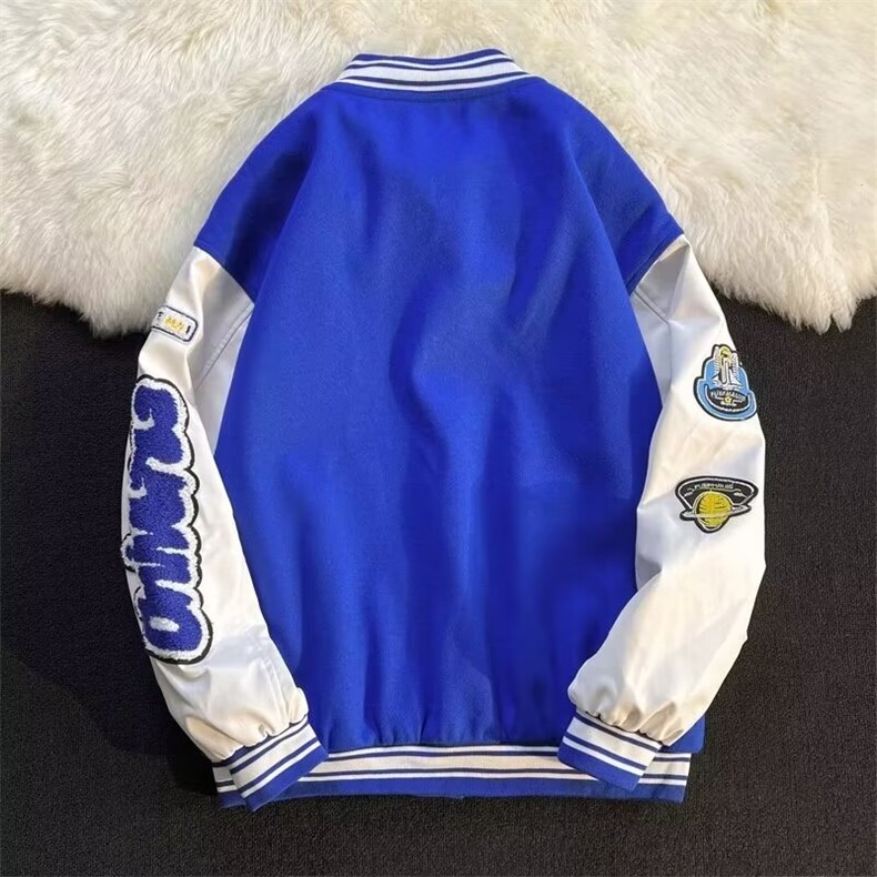 春季新款时尚毛巾绣棒球服外套JA696P40,男装夹克,星座1116-2