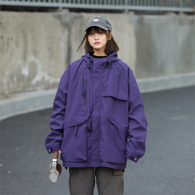 春季新款现货三防户外夹克男连帽冲锋衣外套DSA157B-JK136-特P85,男装夹克,电商A157B