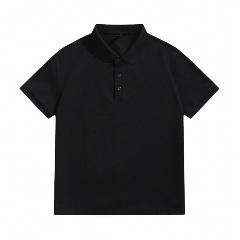 品质常年款得物白底图纯色光版翻领短袖polo衫男t恤T0257-特P40，男装T恤，电商D342-2