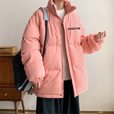 棉衣男冬季新款港风宽松立领羽绒棉加厚学生棉服MF600-P58(现货，男装棉衣，星座214-3