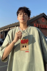 230g重磅纯棉!夏季短袖t恤男半袖男NT182-特P19控38，男装T恤，电商B367
