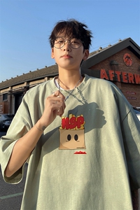 230g重磅纯棉! 夏季短袖t恤男半袖男NT182-特P 19  控38图片