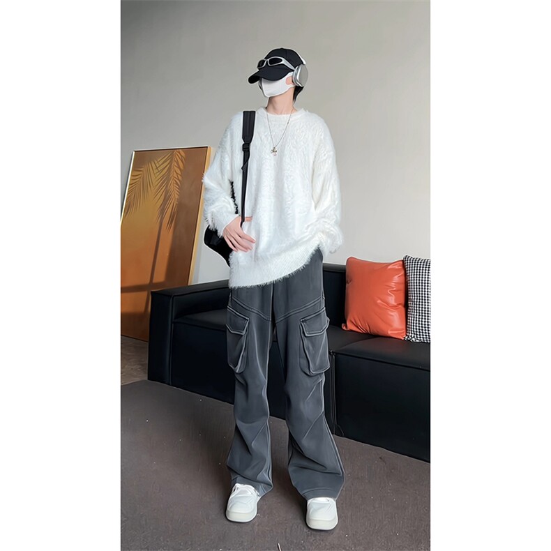 毛绒针织衫内搭打底衫男毛衣KD657-P50,男装针织衫/毛衣,电商D312-1