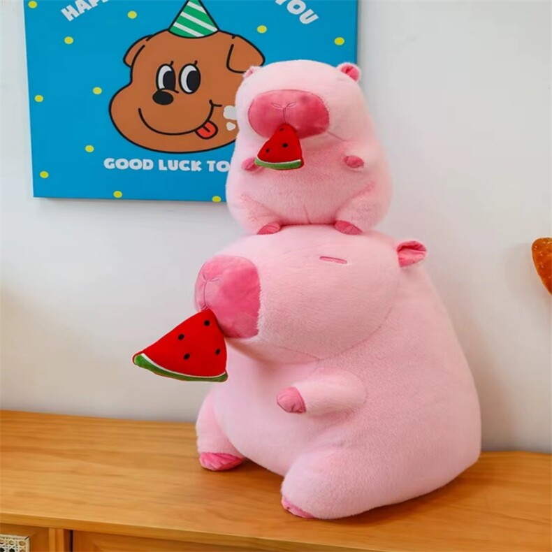 十寸西瓜水豚，王涛毛绒玩具