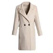 2026年新款高端手缝小个子羊绒大衣女韩版修身羊毛双面呢外套，女装毛呢外套，媚琳依坊