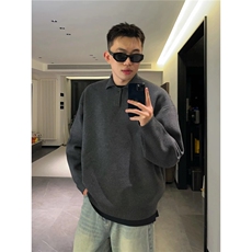 潮牌慵懒风针织衫男美式百搭翻领情侣毛衣线衣外套513AMY2662P53，男装针织衫/毛衣，星座513A