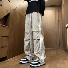 2024春季新款港风男士休闲伞兵裤男K5001-P32特批，男装休闲裤，星座914-6