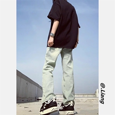 弹力加绒加厚黄泥色牛仔裤男715-6-BX07P50加绒P55(控68），男装牛仔裤，星座715-6