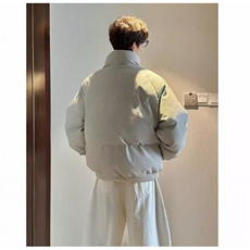 直播现货原版高品质冬季美式帆布皮棉服立体纹理加厚棉衣外套，男装棉衣，电商A486