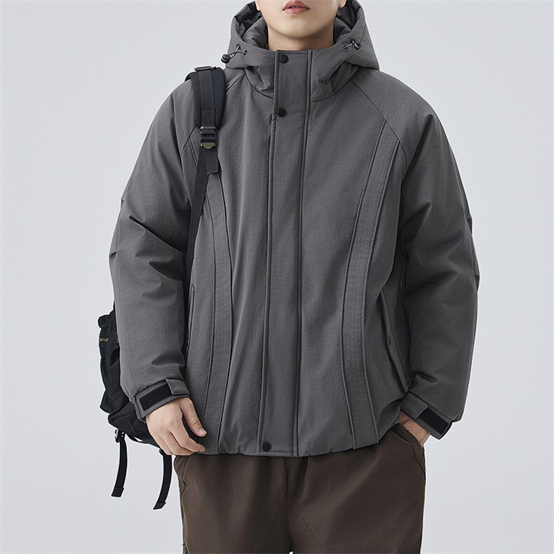 棉衣男宽松面包服连帽加厚棉袄DSA157B-M8855-TP88,男装棉衣,电商A157B