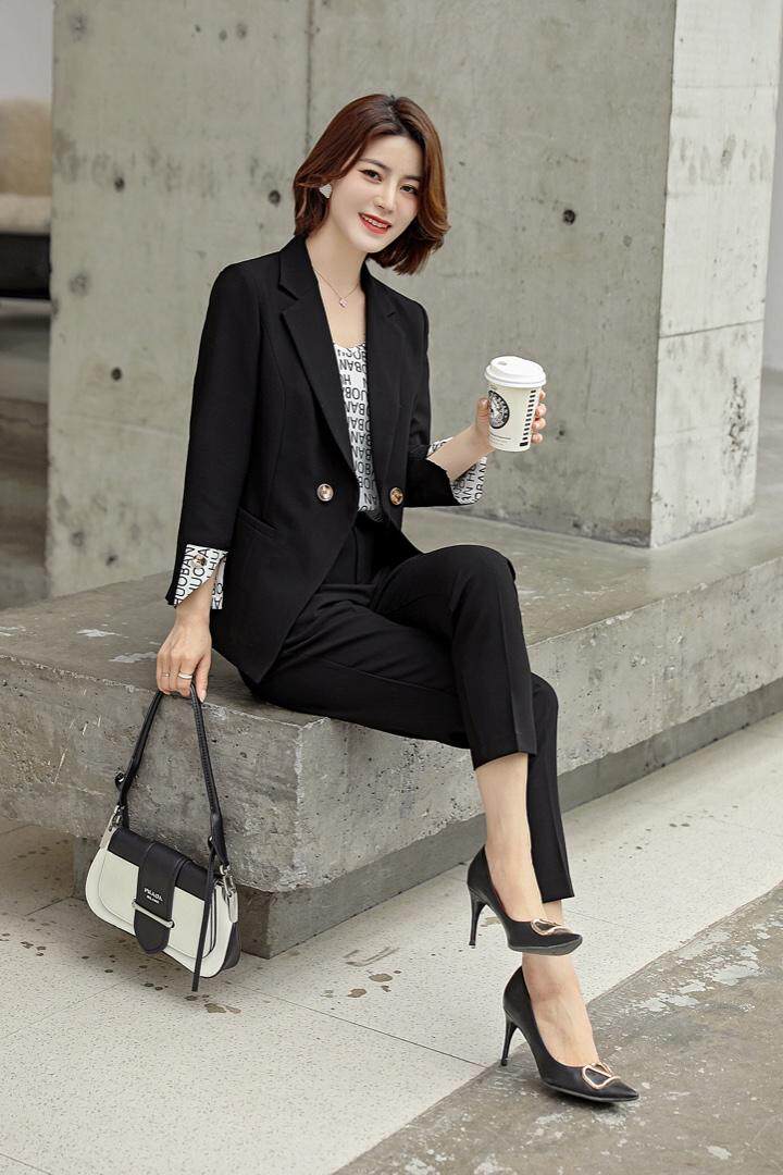 三件套套装，女装职业装，贻思茗
