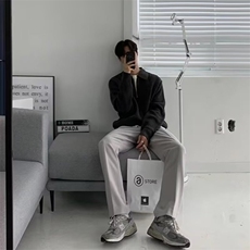 潮流宽松半拉链毛衣男秋冬新款WYM33，男装针织衫/毛衣，星座208-5