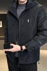 26009-L-4XL-P225标50绒三合一可拆卸内胆店主风羽绒服三穿外套，男装羽绒服，电商B255