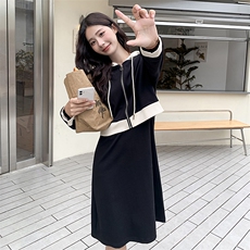 【新品】秋季连衣裙套装B190-82397-P150-K208，女装套装/套裙，一九零