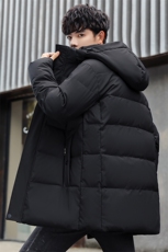 高品质22冬季大码羽绒服男女中长款白鸭绒外套班服团服Y217P150，男装羽绒服，星座1602B（原101B-1）