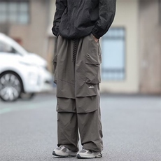 秋季防泼水登山冲锋裤男美式潮牌机能工装裤宽松运动长裤k5022，男装休闲裤，星座1116A-1（原606A）