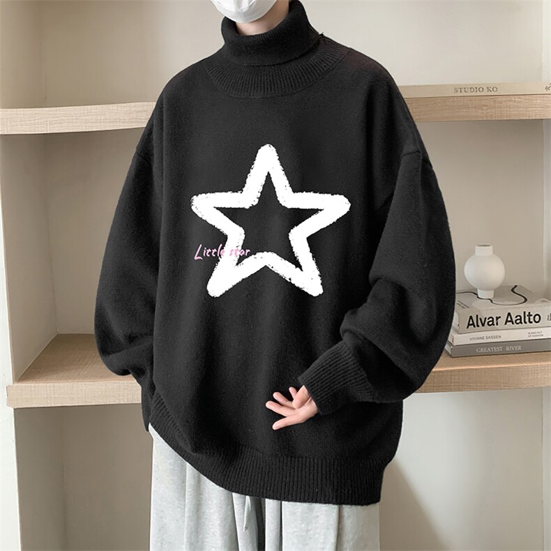 控68高领毛衣男士大码内搭毛线衣男GM45286-P45加绒款-P65,男装针织衫/毛衣,电商A040