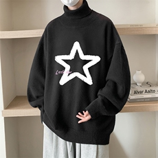 控68高领毛衣男士大码内搭毛线衣男GM45286-P45加绒款-P65，男装针织衫/毛衣，电商A040