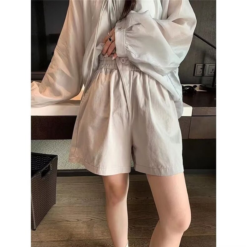 棉麻阔腿短裤女夏季高腰显瘦宽松外穿学生大码直筒跑步休闲五分裤,男装牛仔裤,星座1210-1