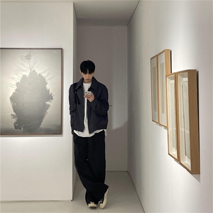 816B-JK102-P70 特批70！春季薄款男士短款翻领宽松夹克外套韩图片