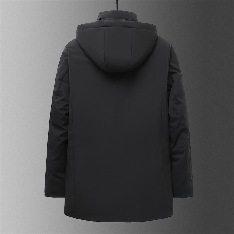 中长冬季休闲可脱卸帽中年保暖厚款夹克式外套羽绒服MY22601-P190,男装羽绒服,星座1105-3