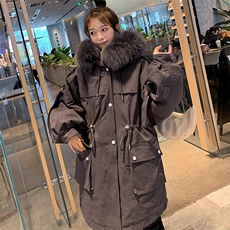 棉衣/棉服时尚潮流舒适长袖2020年冬季休闲宽松优雅，女装棉衣/棉服，艾艾淮淮
