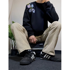 1090#束口长袖-刺绣-220克纯棉，男装卫衣，星座506A