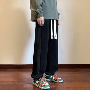 春秋华夫格拼接编织绳卫裤现货 XZ604-KP76-P55控68图片