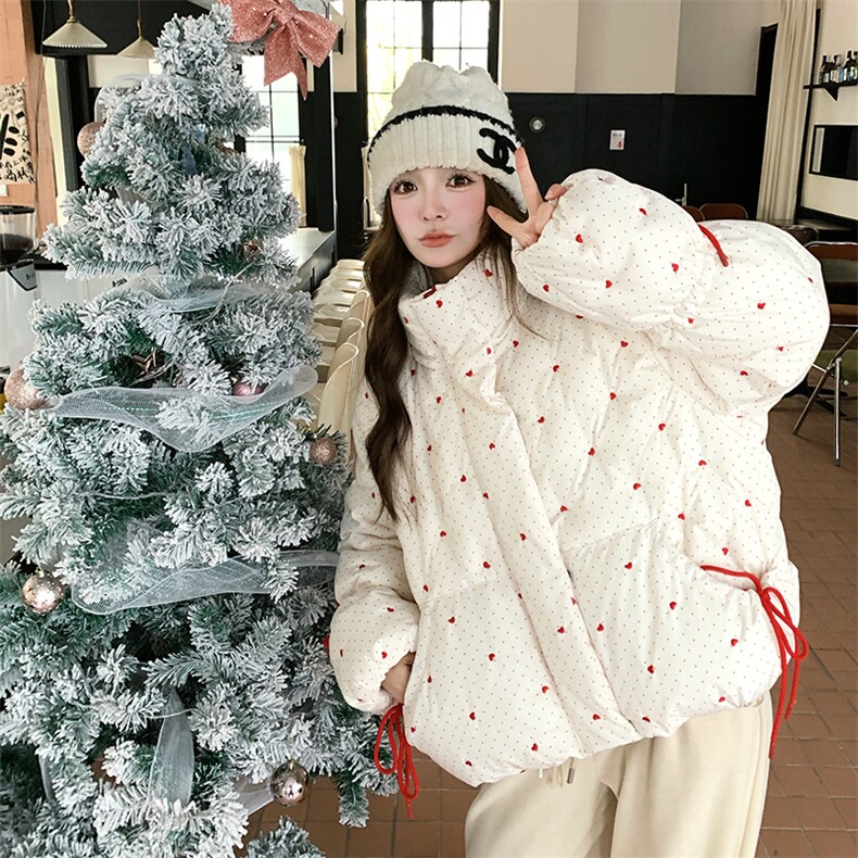 现货数据好假日风爱心刺绣90白鸭绒2C277-9529-P310-K468,女装羽绒服,2C277