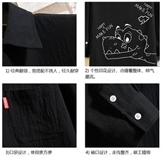 QC58136-P45亚七分袖衬衫男大码五分袖衬衣男短袖，男装衬衫，电商A040A