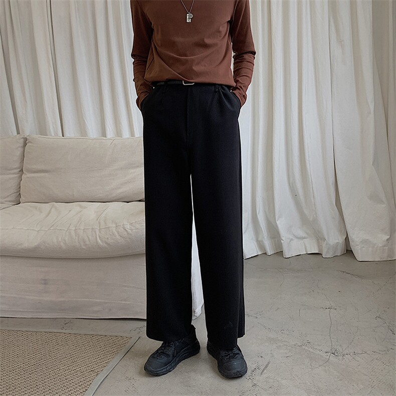 大货~冬季毛呢阔腿西裤加厚冬季裤子男生款225-2-20806-P55控88,男装西裤,星座225-2