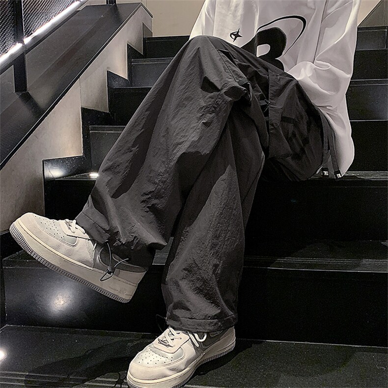 24春款纳米皱工装裤休闲裤束脚裤男KP202P55,男装休闲裤,星座1204-3