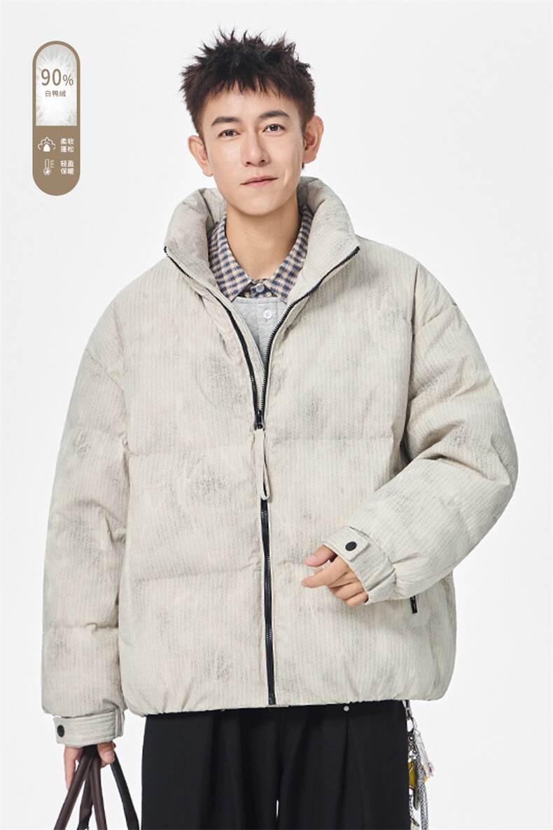 2025冬季新款港风无影墙大码90%白鸭绒羽绒服M-4X2510-特P239,男装羽绒服,电商A022