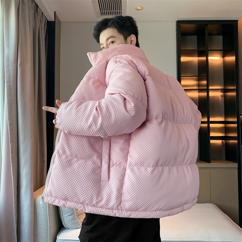 情侣面包服潮牌棉服男女加厚冬季外套轻薄防寒服棉袄M0812-P75图片
