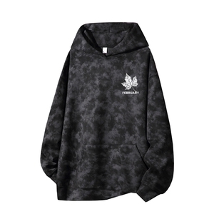 得物供货、重磅420克现货 麂皮绒扎染卫衣HD019-1-WL25175ZR-P45图片