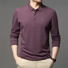 J513钱塘2020-1秋冬新款主推男士高端休闲翻领T恤主推P68，男装T恤，钱塘207-1