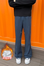 冬季加绒保暖大码休闲拖地微喇斜切冲锋裤男K24131J加绒-特P18，男装棉衣，电商A001