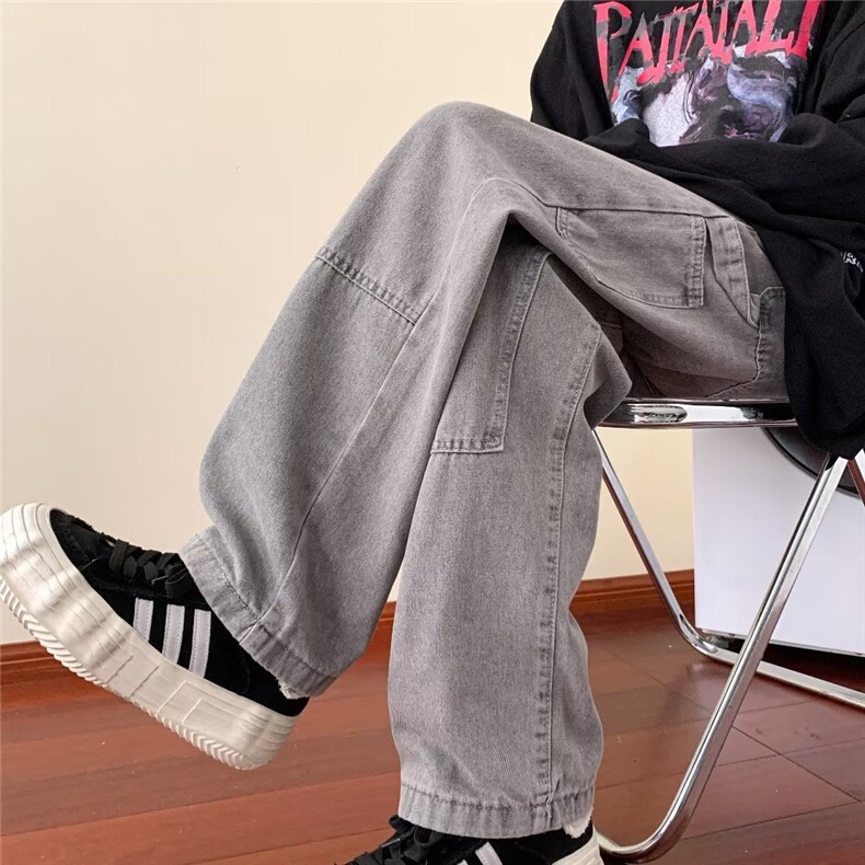 美式牛仔裤男款秋季长裤潮B3017P52,男装牛仔裤,星座1116-2