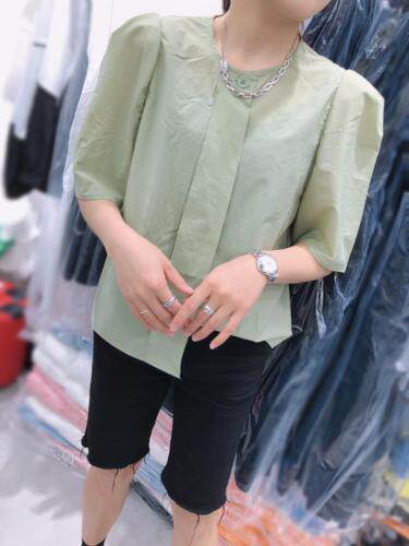 小扣子上衣，女装，魅力布梵