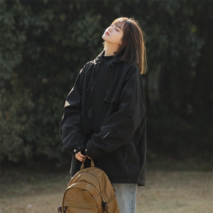 春季新款现货三防户外夹克男连帽冲锋衣外套DSA157B-JK136-特P85图片