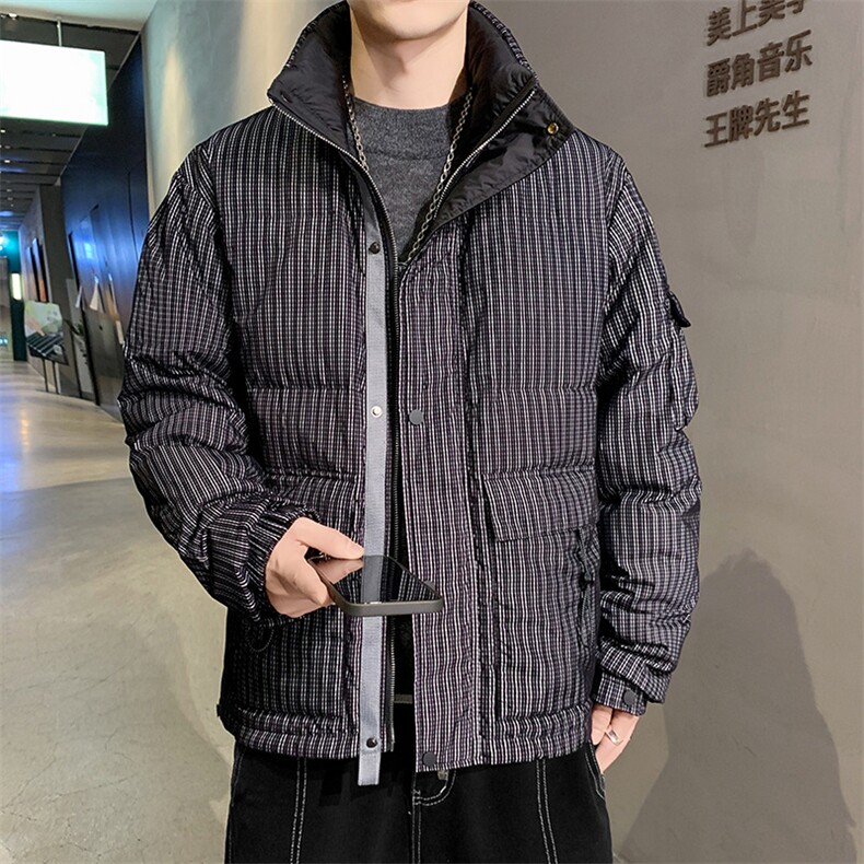 男士中青年商务休闲羽绒服冬季新款时尚潮流上衣厚款保暖男装外套,男装羽绒服,电商B212（原钱塘6029）