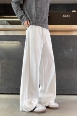 运动风秋冬宽松垂感休闲裤男秋冬潮流休闲宽松设计感卫裤特P52，男装休闲裤，电商B319