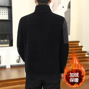 秋冬新款男士高品质加绒加厚毛呢大衣夹克外套上衣D28P145控238图片