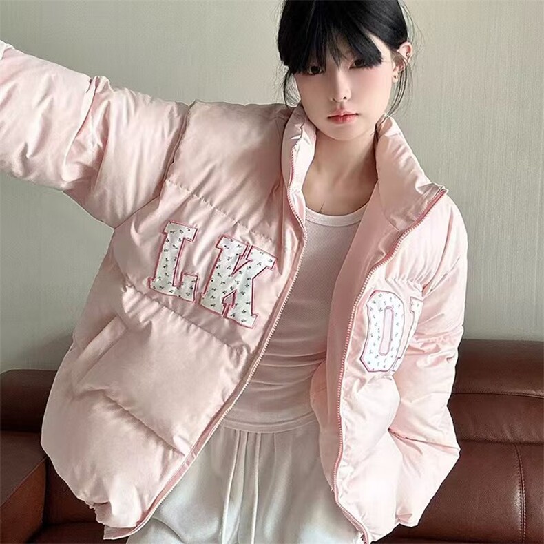 秋冬新款加厚棉服情侣2025日系百搭休闲女装甜美美式外套夹克,男装夹克,星座1210-1