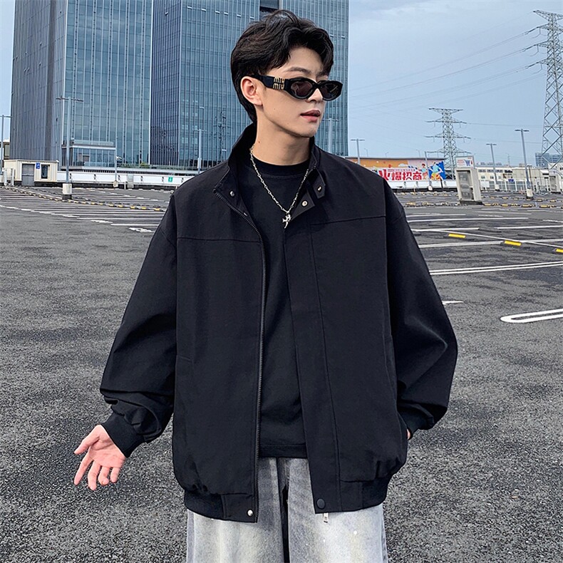 天台风工装飞行夹克男秋季立领棒球服外套 A436-1805-P75119图片